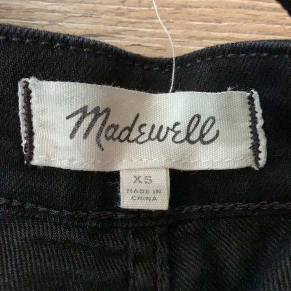 Madewell Black Denim Overalls in Lunar Wash | XS - Picture 6 of 16